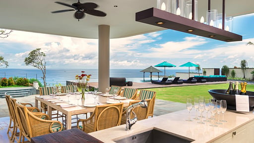 The Pala Villa Dining area