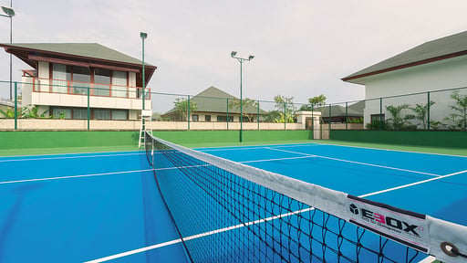 The Pala Villa Tennis court