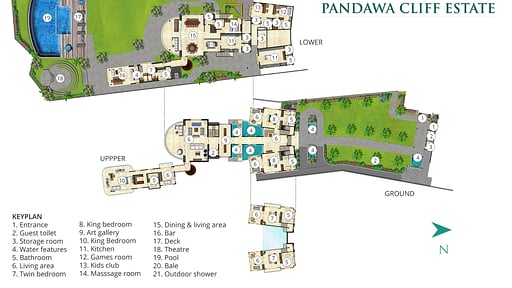 The Pala Villa Floor plan