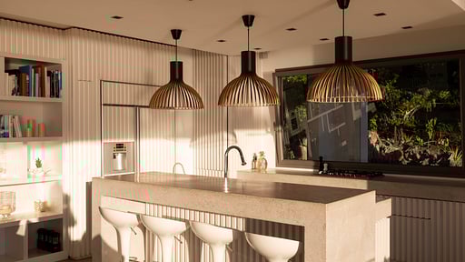 Villa Palm Springs Kitchen