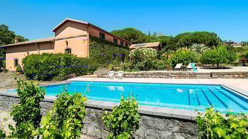 Villa Palmento La Rosa Garten