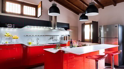 Villa Palmento La Rosa Küche