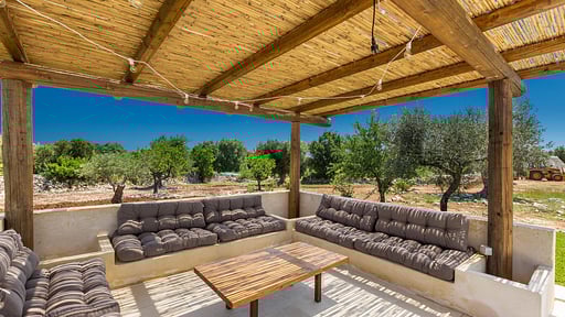 Villa Pamaridi Terrasse/Veranda