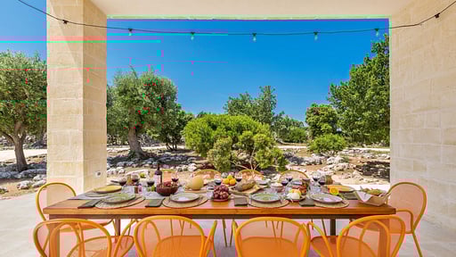 Villa Pamaridi Terrasse/Veranda