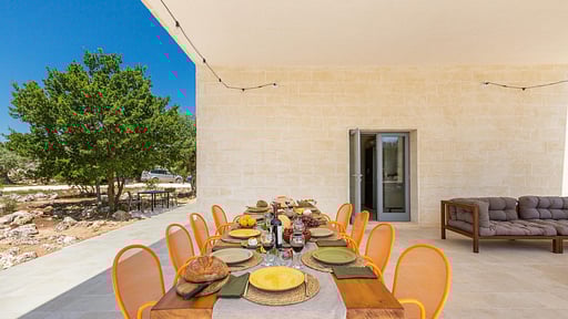 Villa Pamaridi Terrasse/Veranda