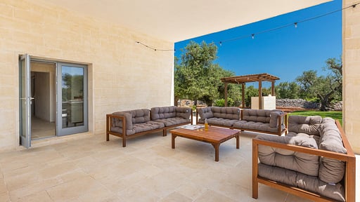 Villa Pamaridi Terrasse/Veranda