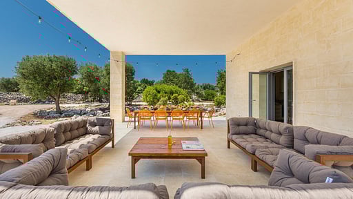 Villa Pamaridi Terrasse/Veranda