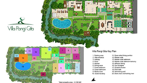 Villa Pangi Gita Floor plan