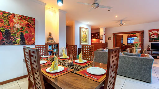 Villa Pantai Candidasa Dining area 1