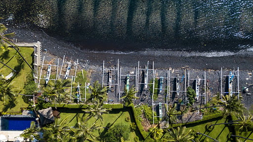 Villa Pantai Kubu Drone pictures