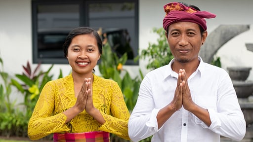 Villa Pantai Kubu Villa staff