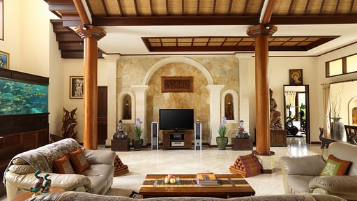 Villa Pantai Living room