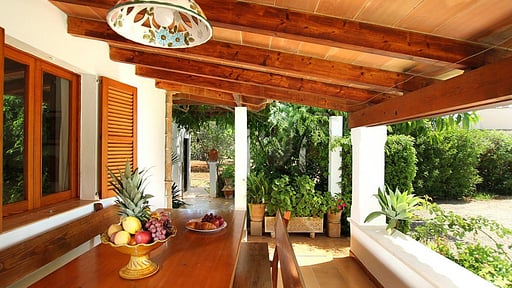 Villa Paparri Terrasse/Veranda