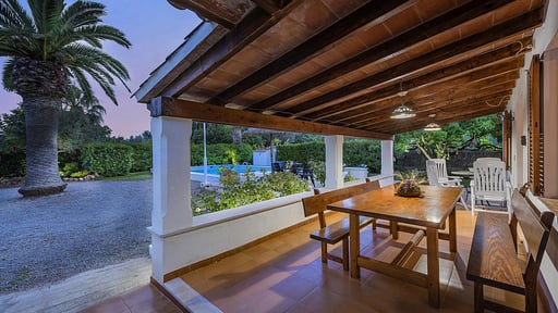 Villa Paparri Terrasse/Veranda