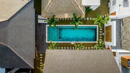 Villa Parasol Seminyak Drone pictures