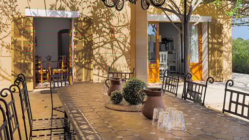 Villa Parra Dining area