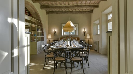 Villa Pastello Dining area