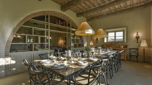 Villa Pastello Dining area