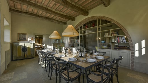 Villa Pastello Dining area
