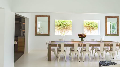 Villa Pastels Dining area