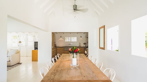 Villa Pastels Dining area