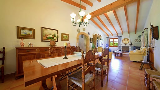 Villa Pedra Vista Dining area
