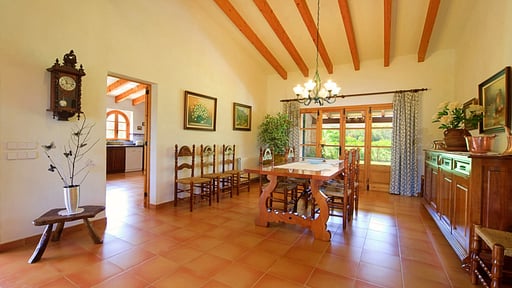Villa Pedra Vista Dining area