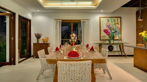 Villa Penari Dining area