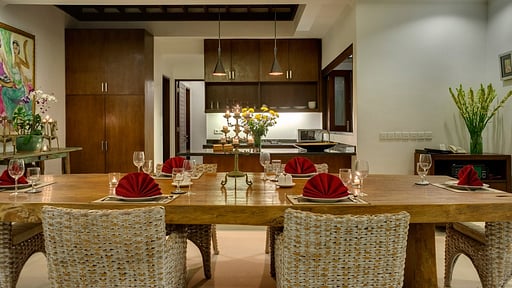 Villa Penari Dining area