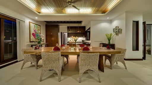 Villa Penari Dining area