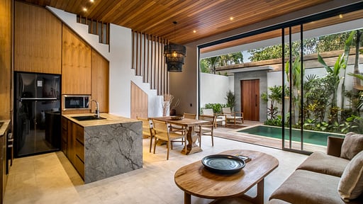 Villa Pereh Dining area