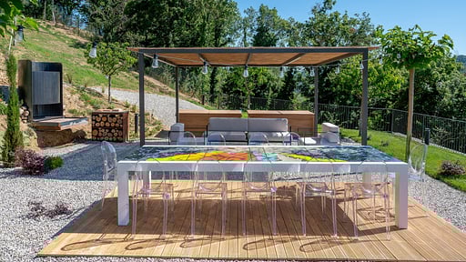 Villa Pergola Salle à manger