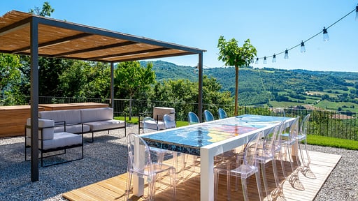 Villa Pergola Salle à manger