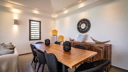 Villa Phebus Dining area