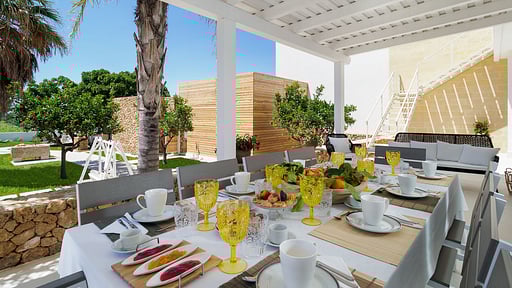 Villa Pietra del Sole Terrasse