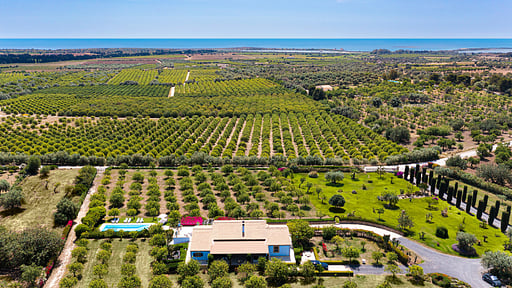 Villa Pigna Blue Drone pictures