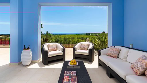 Villa Pigna Blue Terrace/Veranda