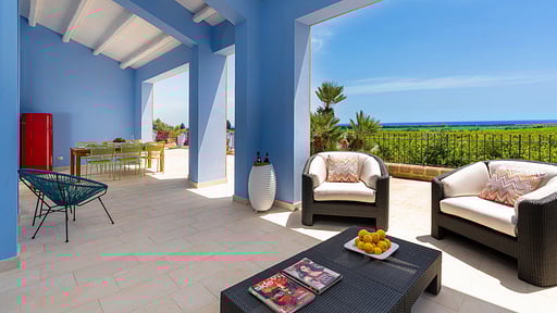 Villa Pigna Blue Terrace/Veranda