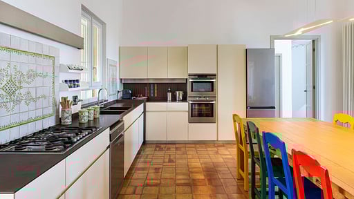 Villa Pigna Blue Kitchen