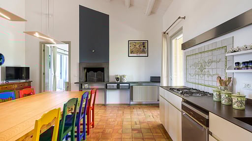 Villa Pigna Blue Kitchen