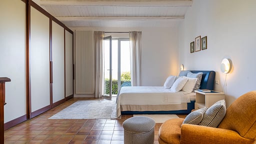 Villa Pigna Blue Bedroom 1