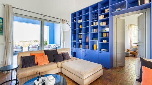 Villa Pigna Blue Living room