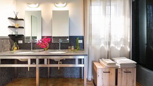 Villa Pigna Blue Bedroom 1