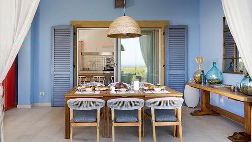 Villa Pigna Blue Salle à manger