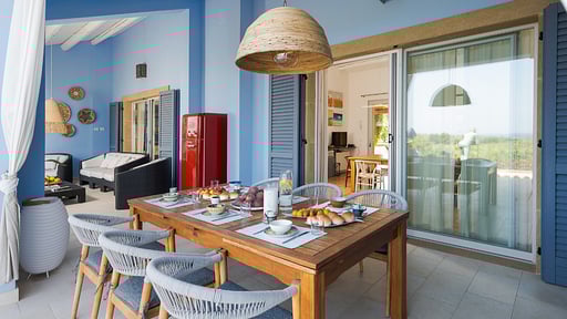 Villa Pigna Blue Salle à manger