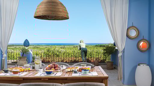 Villa Pigna Blue Salle à manger