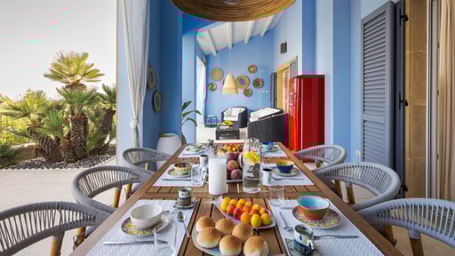 Villa Pigna Blue Salle à manger