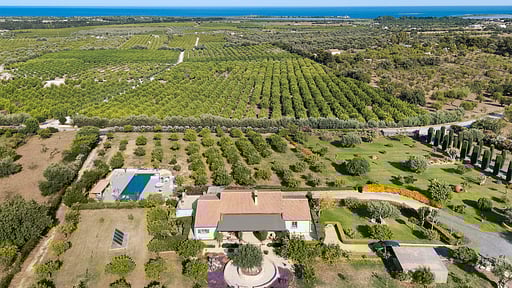 Villa Pigna Blue Photos aériennes