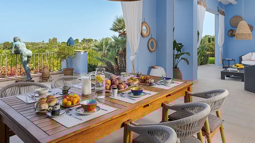 Villa Pigna Blue Salle à manger