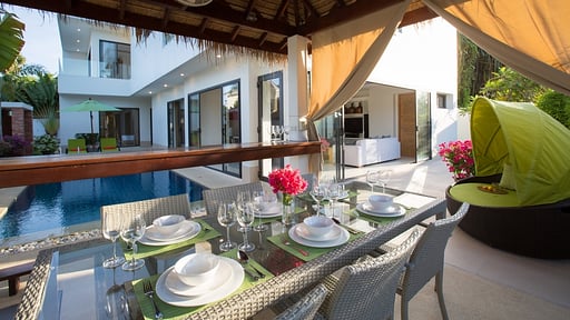 Villa Pina Colada Zona pranzo